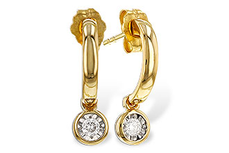 F329-25047: EARRINGS .10 TW