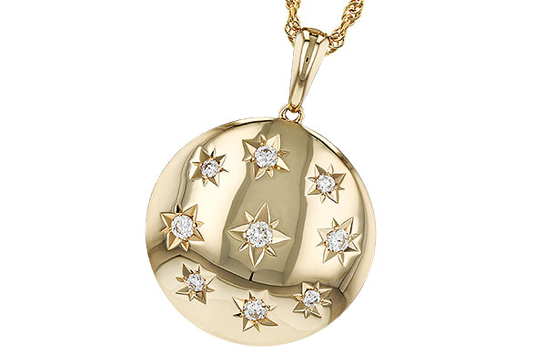F330-09593: NECKLACE .17 TW