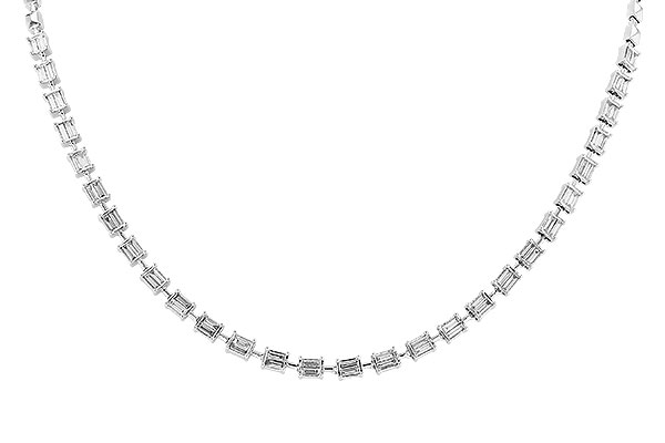G328-31393: NECKLACE 2.02 TW BAGUETTE