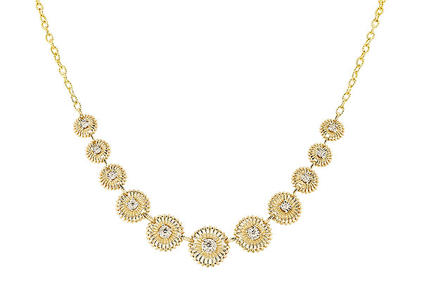 G328-34111: NECKLACE .22 TW (17")