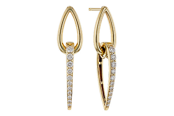 G329-19602: EARRINGS .75 TW