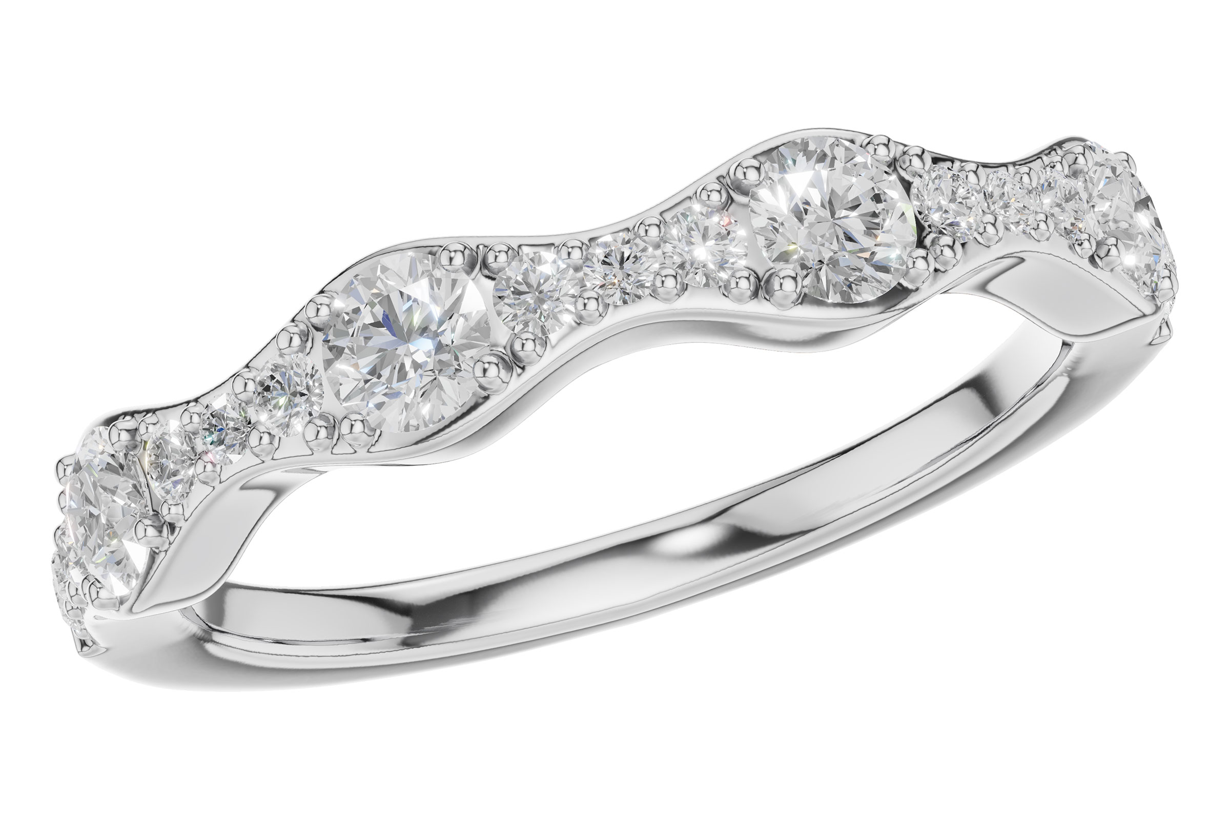 G329-20529: LDS DIA WED RG .50 TW
