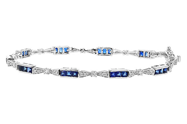 G329-24129: BRACELET 2.10 SAPPHIRE 2.75 TGW (7")