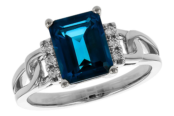 G329-25020: LDS RG 2.42 LONDON BLUE TOPAZ 2.50 TGW (9x7MM LBT)