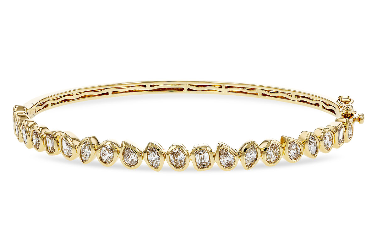 G329-25956: BANGLE 1.65 TW FANCY CUT DIAS