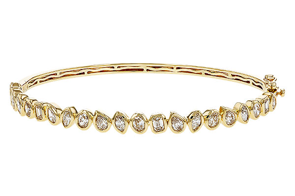G329-25956: BANGLE 1.65 TW FANCY CUT DIAS