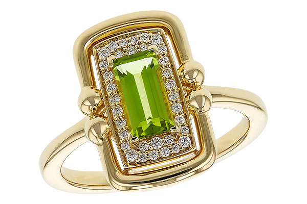 G329-26829: LDS RG .72 PERIDOT .84 TGW (8x4MM PER)