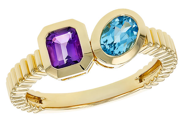 G329-26838: LDS RG .82 TW SEMI-PRECIOUS (AMY,SWISS BT)