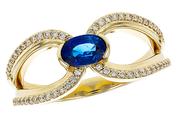 G330-09611: LDS RG .56 SAPPHIRE .75 TGW (6x4MM SA)