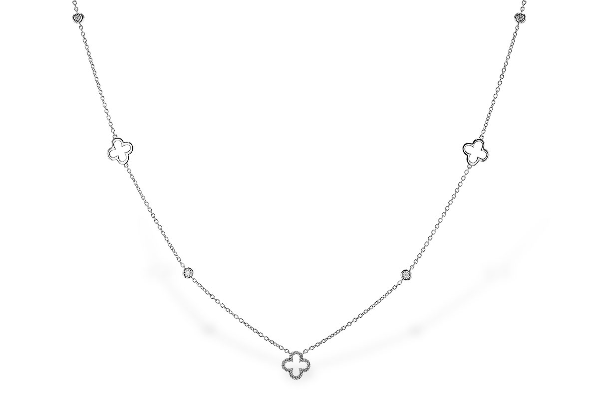 H329-20502: NECKLACE .20 TW (18")