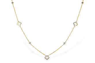 H329-20502: NECKLACE .20 TW (18")