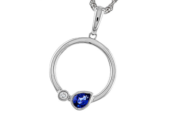 H329-20529: NECKLACE .26 SAPPHIRE .28 TGW