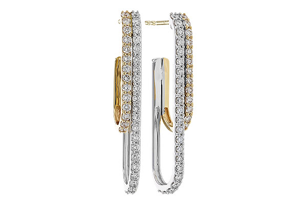 H329-21374: EARRING .98 TW