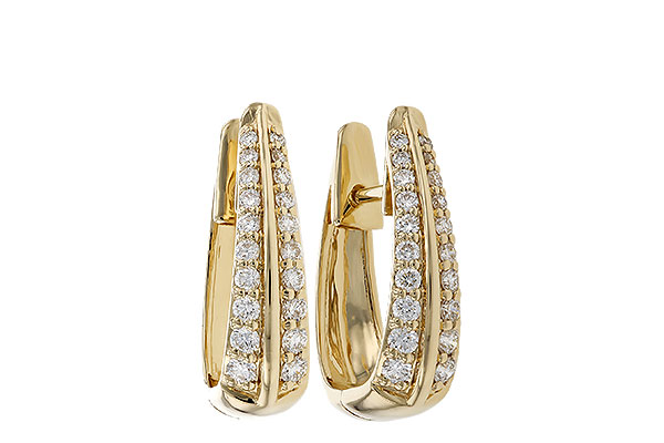 H329-21402: EARRINGS .50 TW
