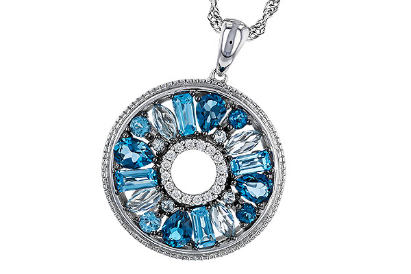 H329-22302: NECKLACE 1.67 BLUE TOPAZ 1.72 TGW