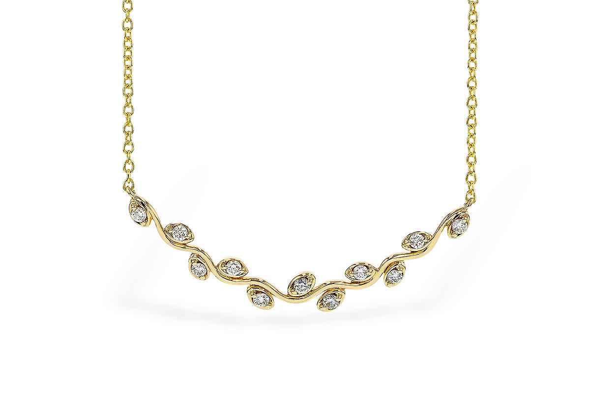 H329-25947: NECKLACE .25 TW (18")
