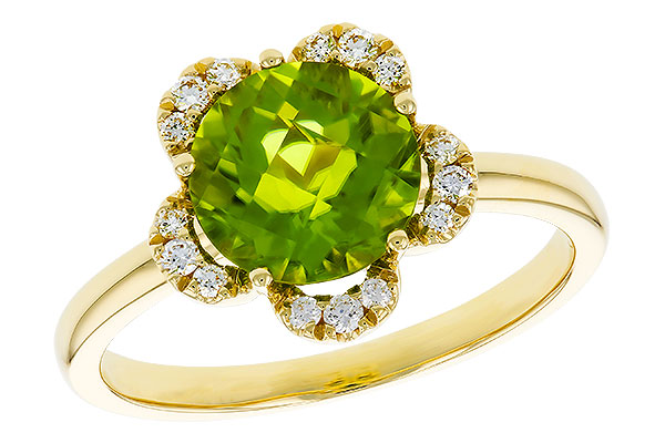 H329-26829: LDS RG 2.16 PERIDOT 2.28 TGW (8MM RD)