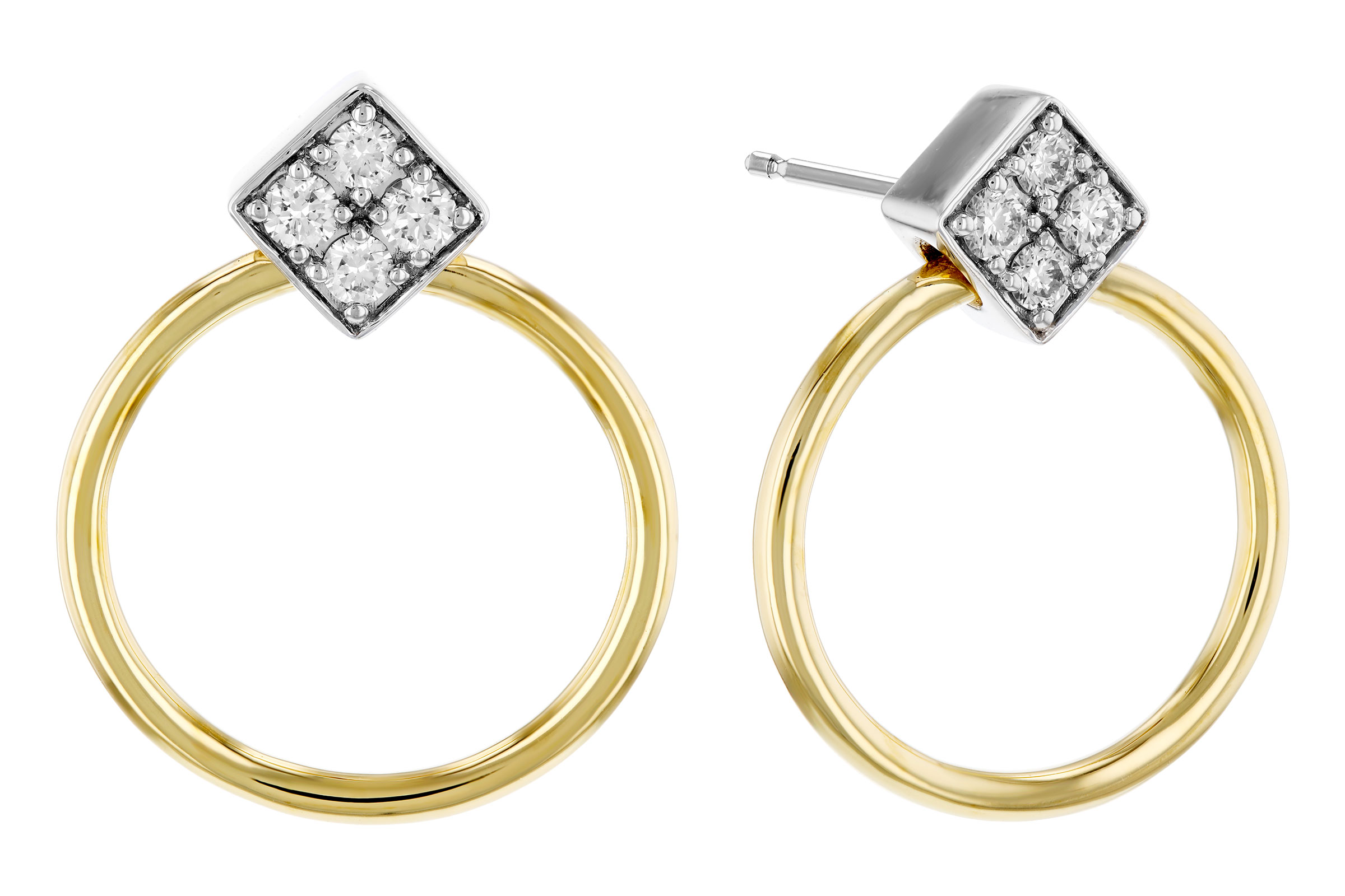 H330-10502: EARRINGS .25 TW
