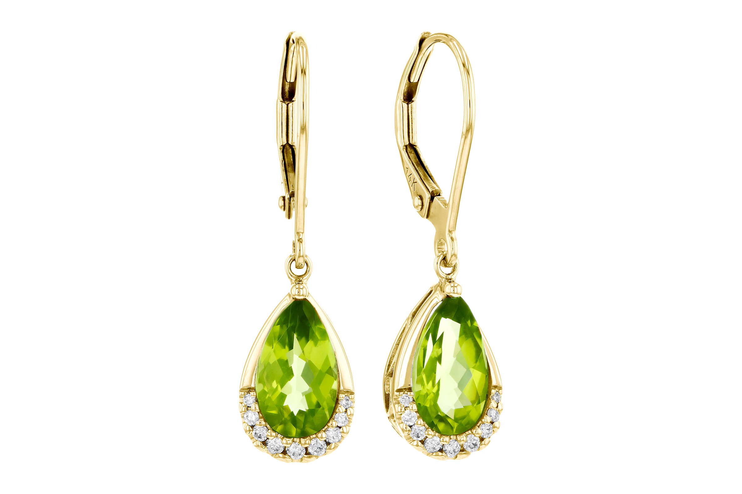 H330-11374: EARR 1.85 PERIDOT 1.94 TGW (9x5MM PS)