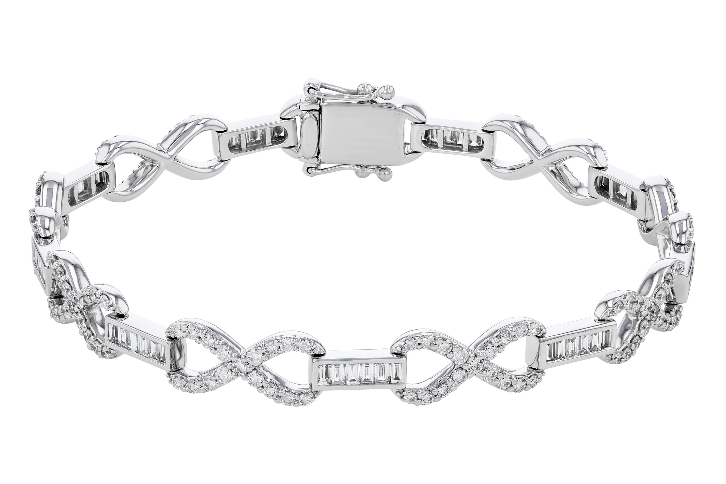 H330-11420: BRACELET 1.00 TW BAG 2.45 TW (7")
