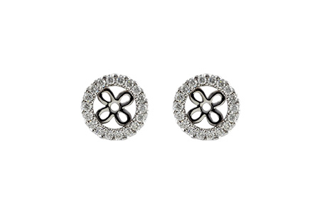 K241-95011: EARRING JACKETS .24 TW (FOR 0.75-1.00 CT TW STUDS)