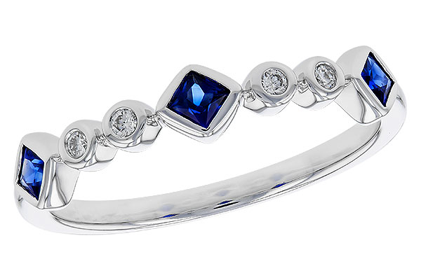 K329-23183: LDS WED RG .25 SAPPHIRE .30 TGW