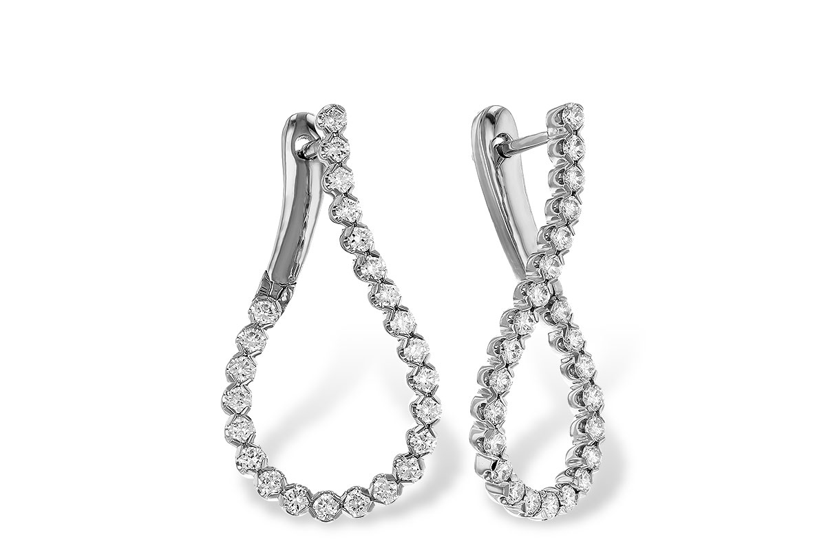 K329-25047: EARRINGS 1.00 TW