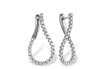 K329-25047: EARRINGS 1.00 TW