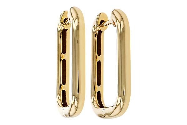 K329-25083: GOLD EARRINGS (23MM)