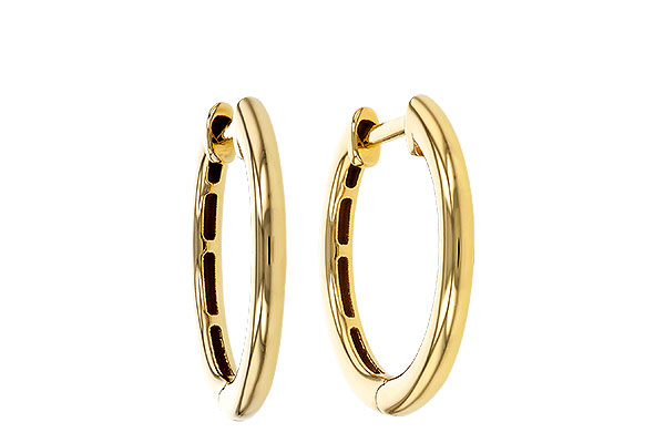K329-25920: GOLD EARRINGS (16MM)
