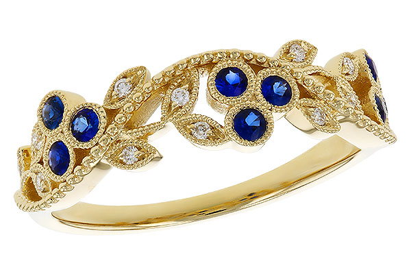 K329-26820: LDS WED RG .23 SAPPHIRE .29 TGW