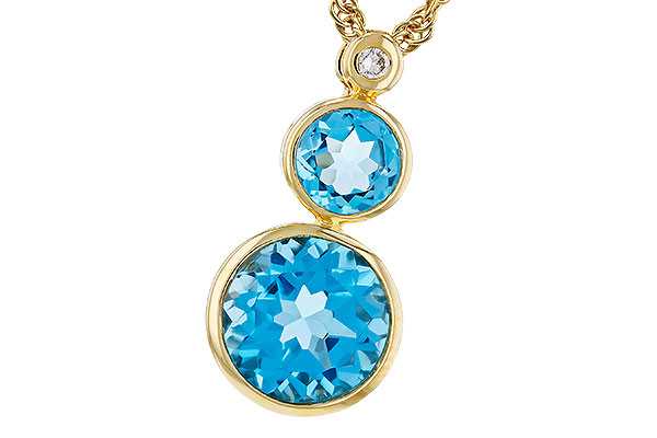 K330-09574: NECK 2.63 BLUE TOPAZ 2.65 TGW (5MM / 8MM BT)
