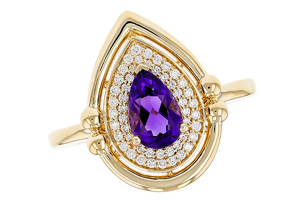 K330-09592: LDS RG .70 AMETHYST .86 TGW (8x5MM AMY)