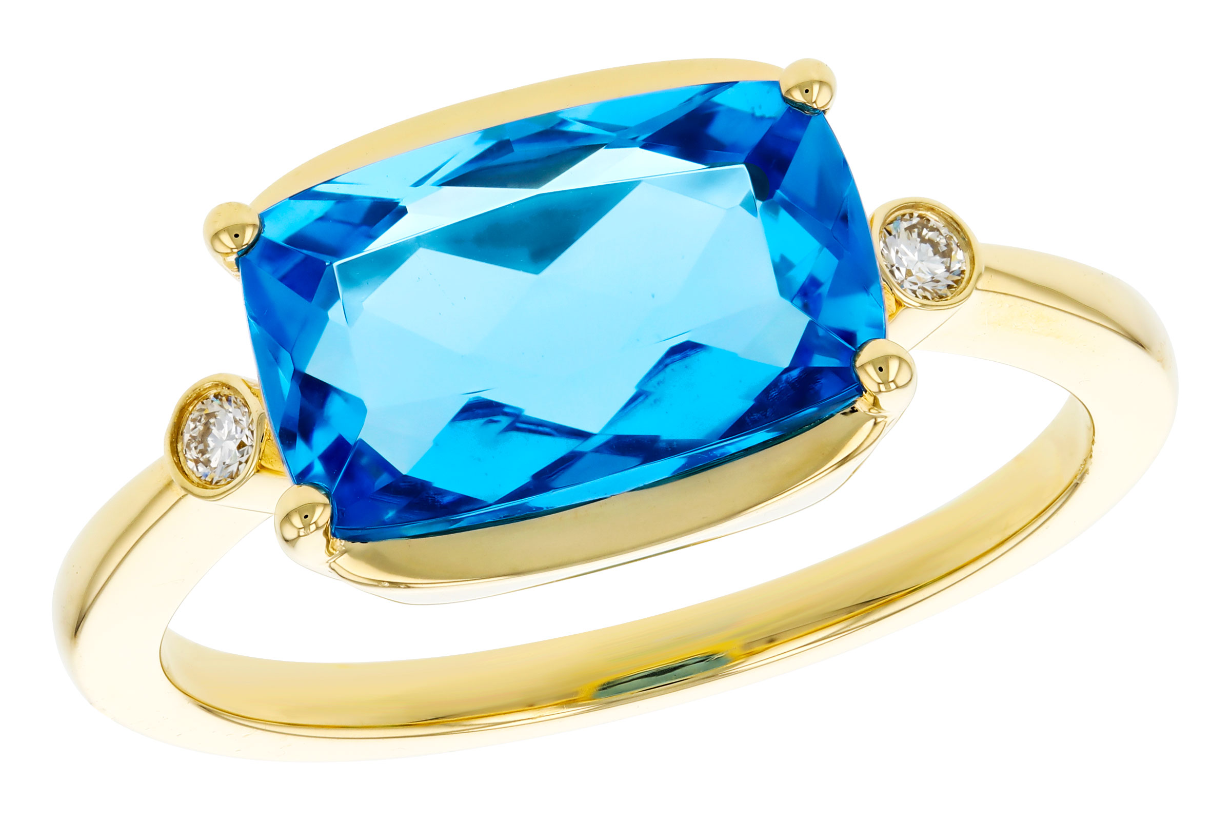 K330-11374: LDS RG 2.88 BLUE TOPAZ 2.92 TGW (11x7MM BT)