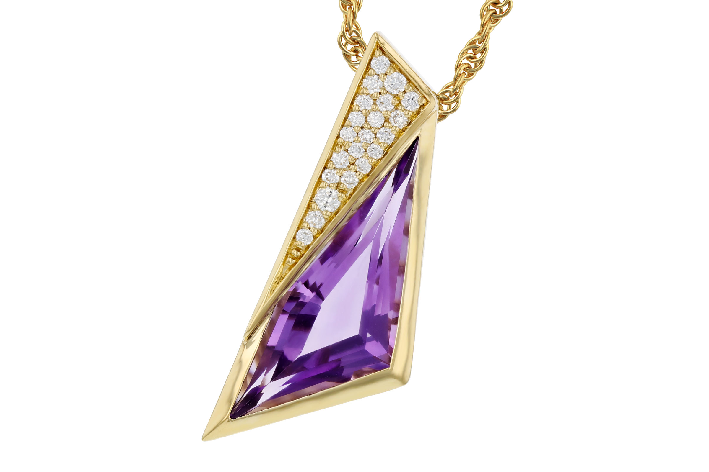 K330-11420: NECKLACE 2.24 AMETHYST 2.33 TGW
