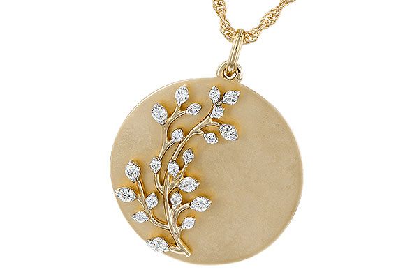 L329-18665: NECKLACE .24 TW