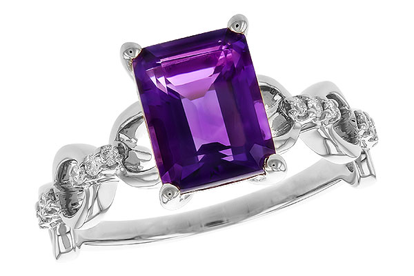 L329-25020: LDS RG 1.95 AMETHYST 2.05 TGW (9x7MM AMY)