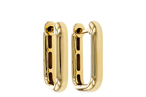 L329-25083: GOLD EARRINGS (15MM)