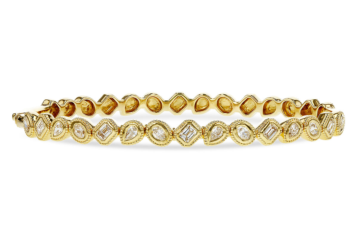 L329-25983: BANGLE 1.00 TW FANCY CUT DIAS
