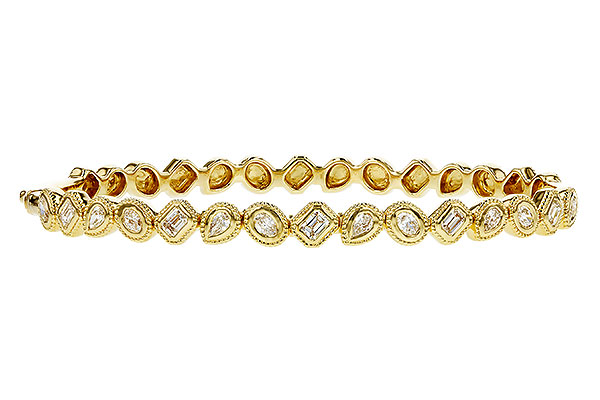 L329-25983: BANGLE 1.00 TW FANCY CUT DIAS