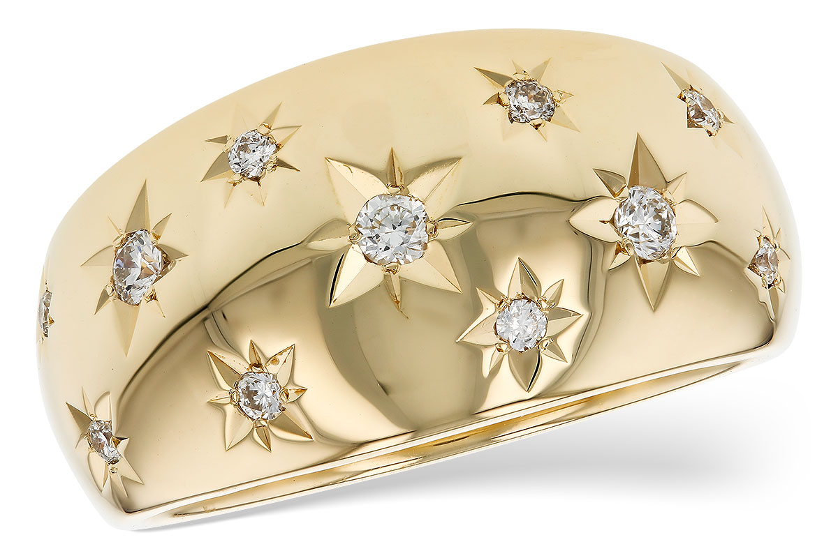 L330-09601: LDS DIA WEDDING RING .18 TW