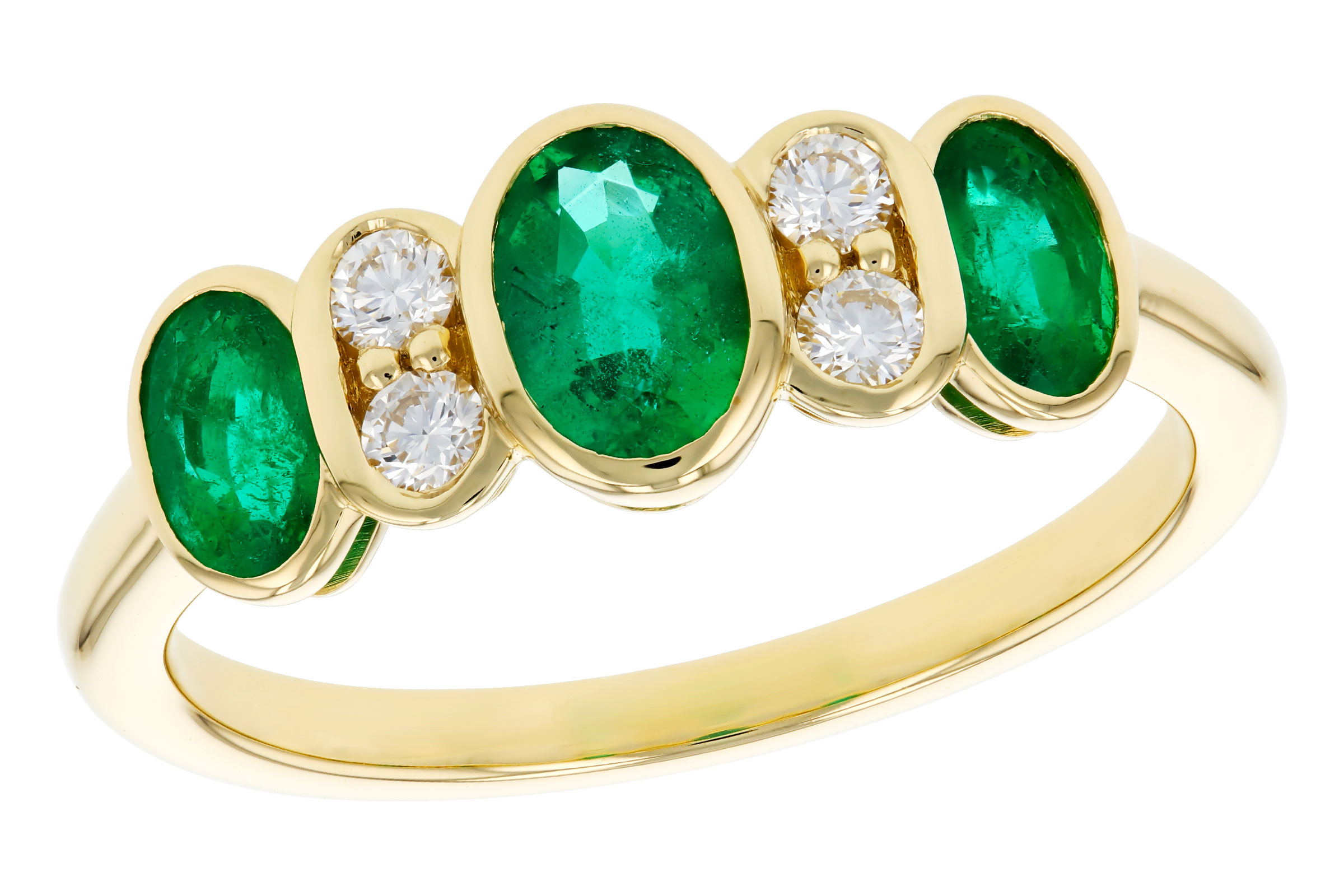 M330-12301: LDS RG .90 TW EMERALD 1.05 TGW